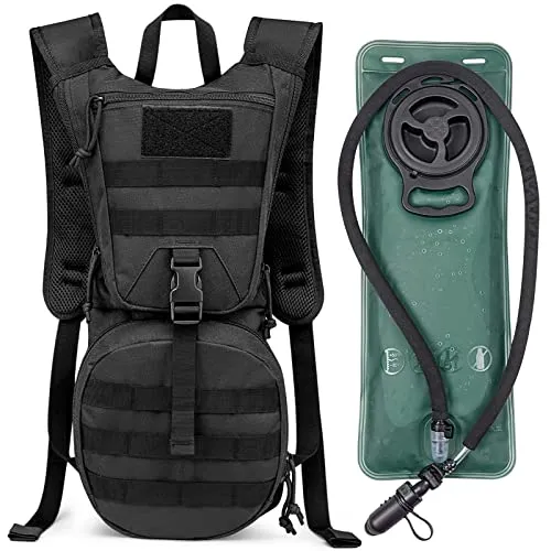 G4Free Military Tactical Hydration Backpack with 3L Upgraded Bladder