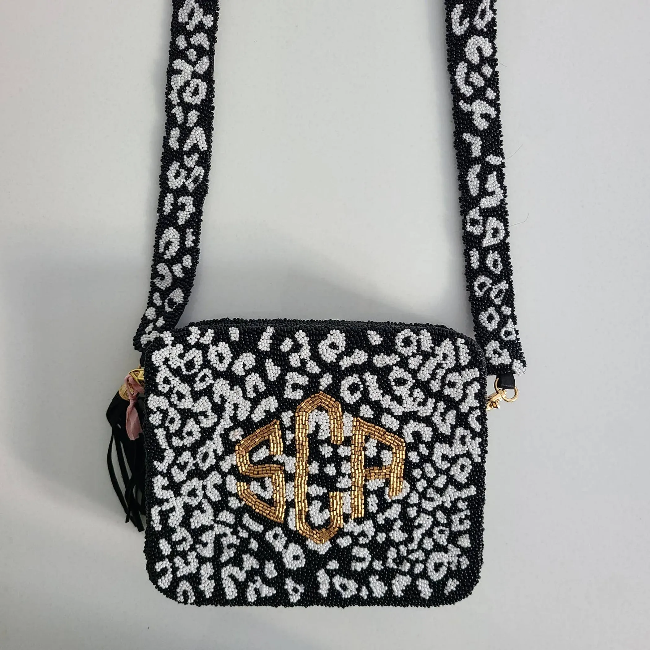 GD Crossbody fully beaded