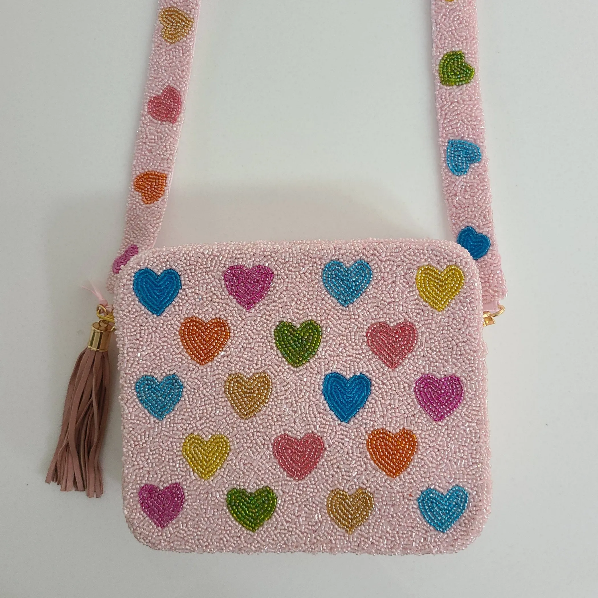 GD Crossbody fully beaded