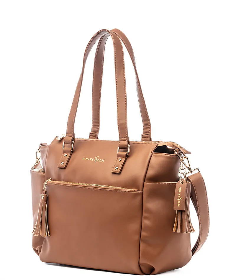 Gemini Convertible Backpack - Caramel