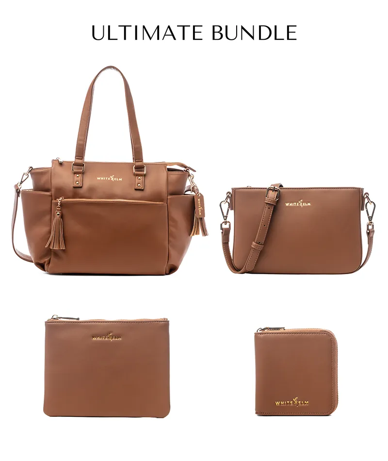 Gemini Convertible Backpack - Caramel