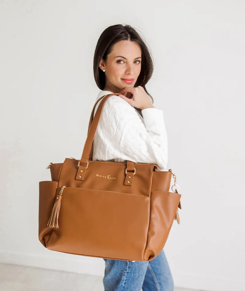 Gemini Convertible Backpack - Caramel