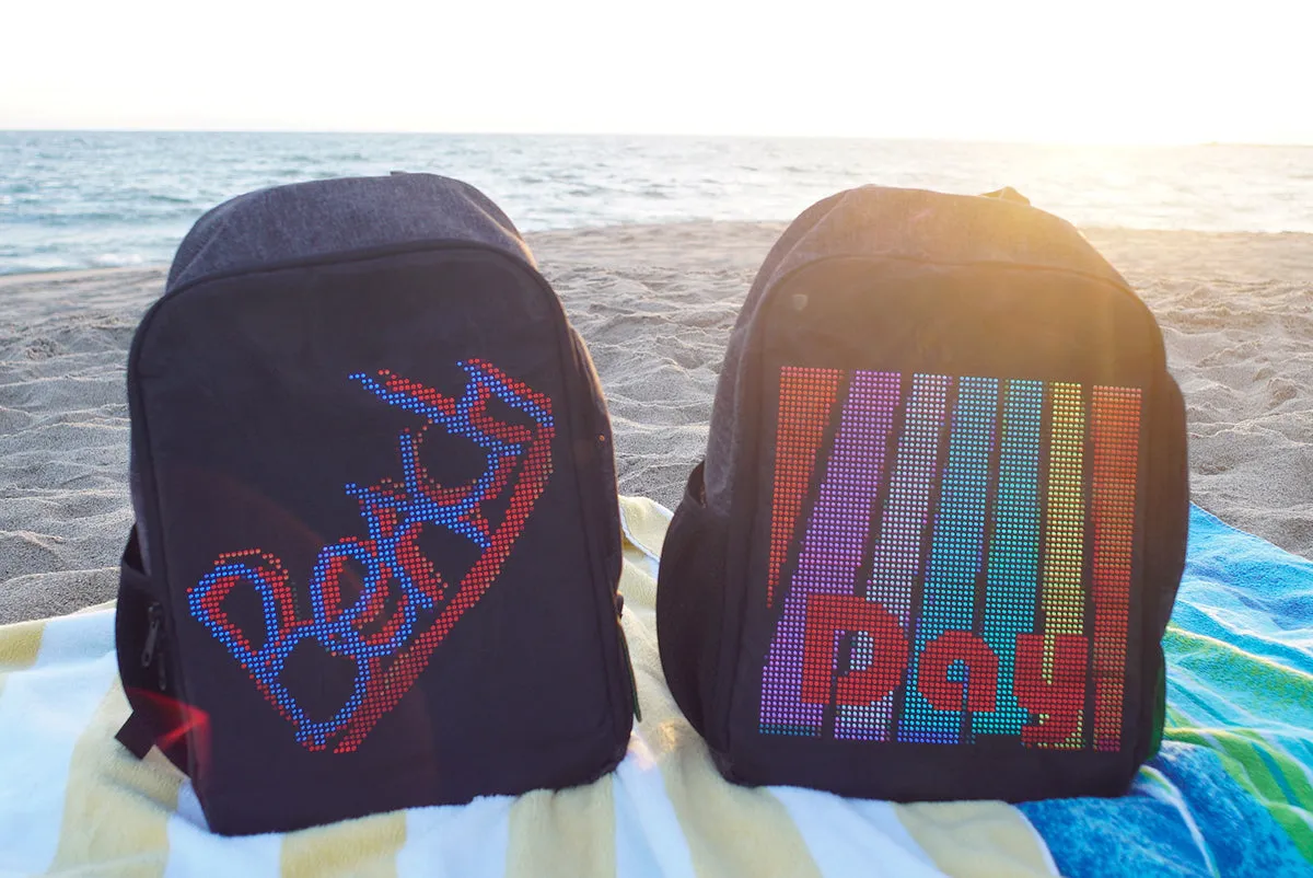 GifPack Customizable LED Backpack