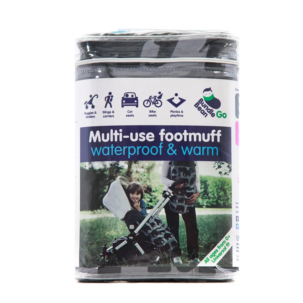 GO multi-use footmuff - GREY ELEPHANT