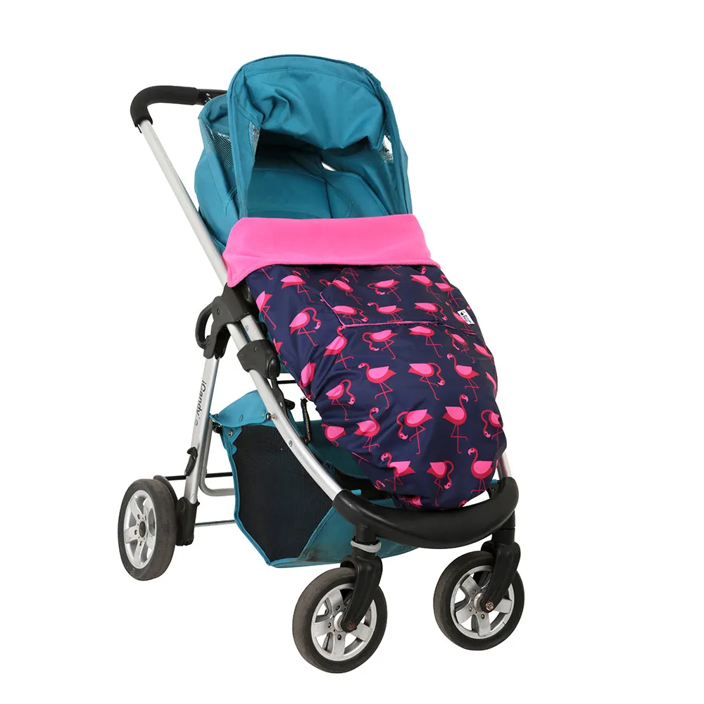 GO multi-use footmuff - NAVY FLAMINGO