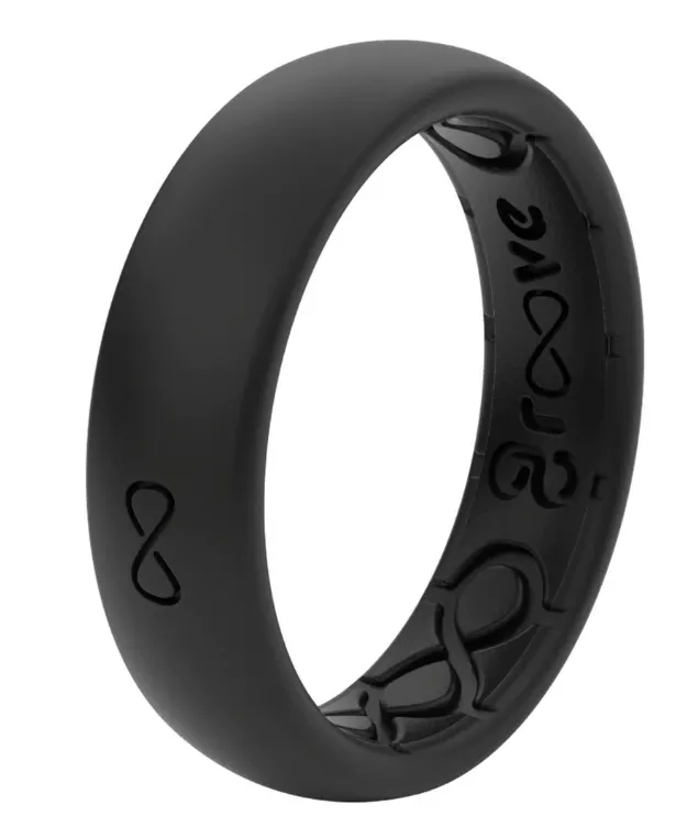 Groove Life Thin Ring Black