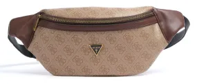 Guess Vezzola Smart Crossbody Bag In Lattee For Men