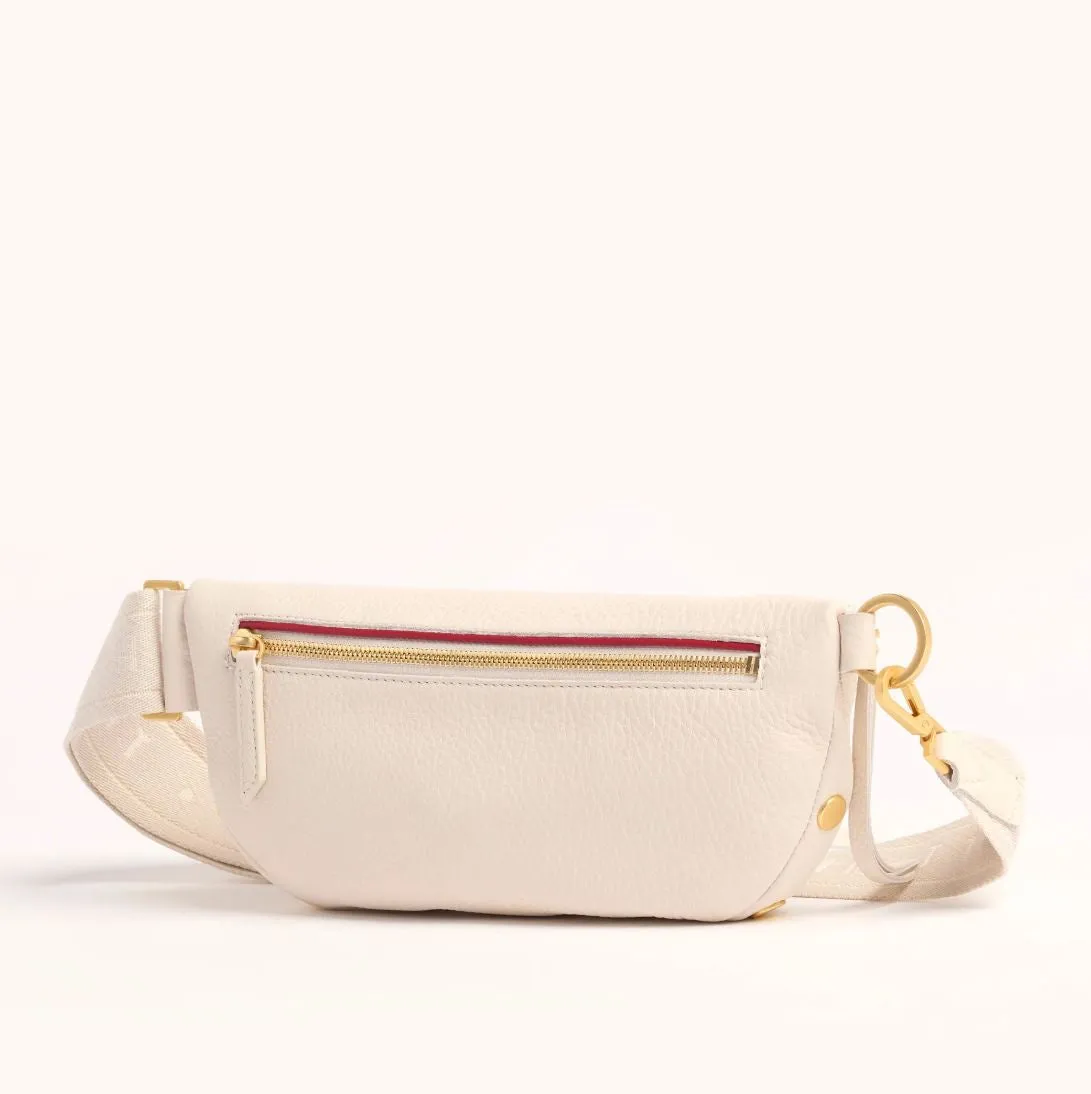 Hammitt Charles Crossbody Medium in Calla Lily White/Brushed Gold