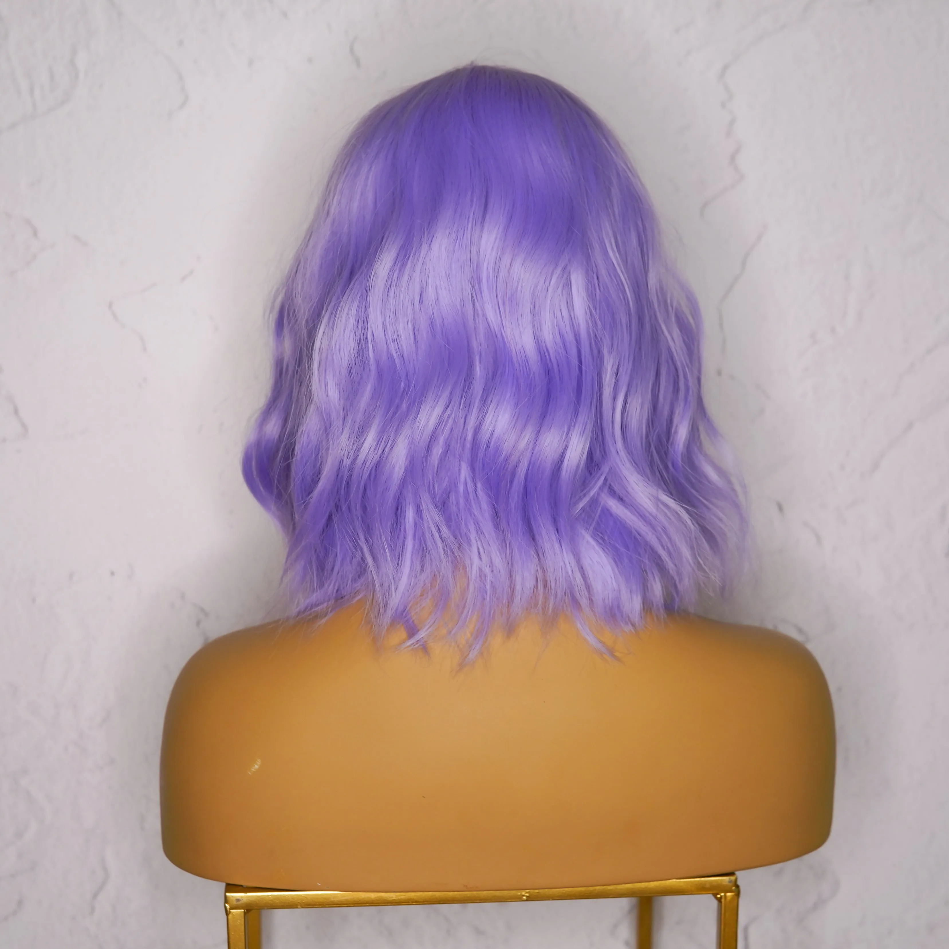 HAYLEY Purple Bob Fringe Wig