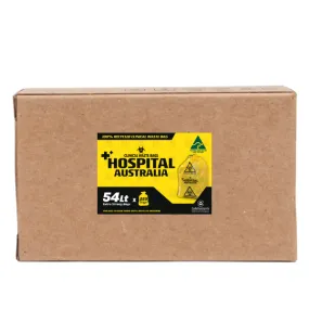 Heavy Duty Clinical Waste Bag 54Lt 250pcs