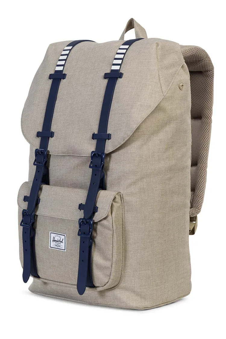 Herschel Supply Co Little America Crosshatch Light Khaki/Peach