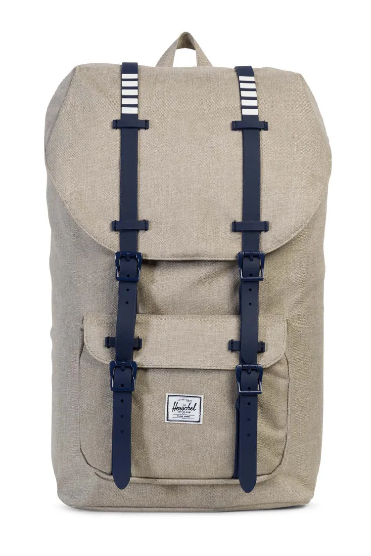 Herschel Supply Co Little America Crosshatch Light Khaki/Peach