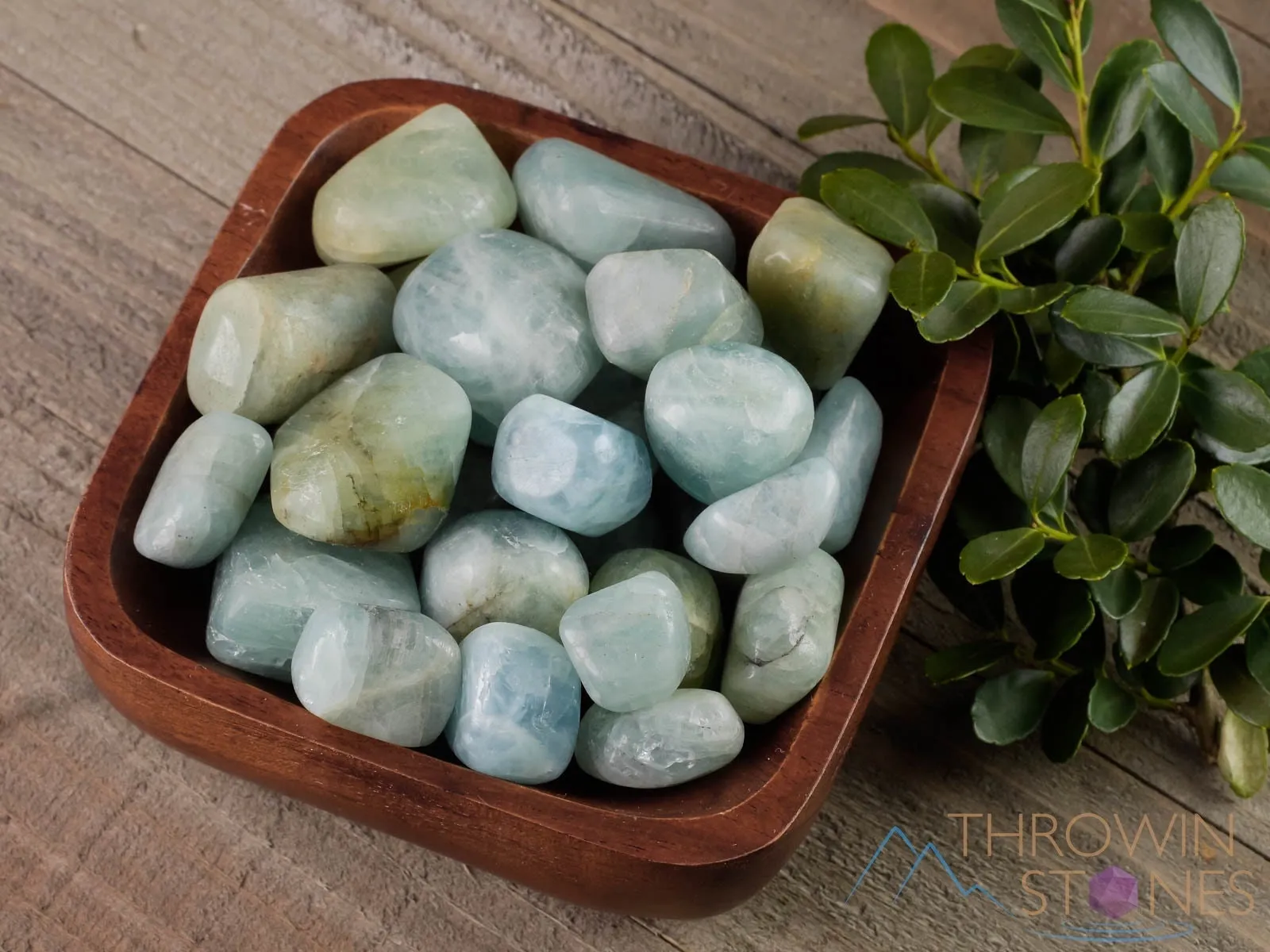 Himalayan AQUAMARINE Tumbled Stones - Tumbled Crystals, Birthstone, Self Care, Healing Crystals and Stones, E0959