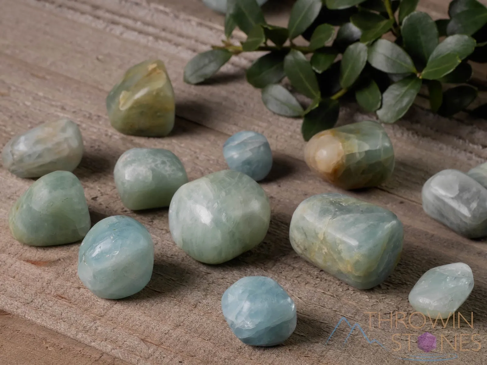 Himalayan AQUAMARINE Tumbled Stones - Tumbled Crystals, Birthstone, Self Care, Healing Crystals and Stones, E0959