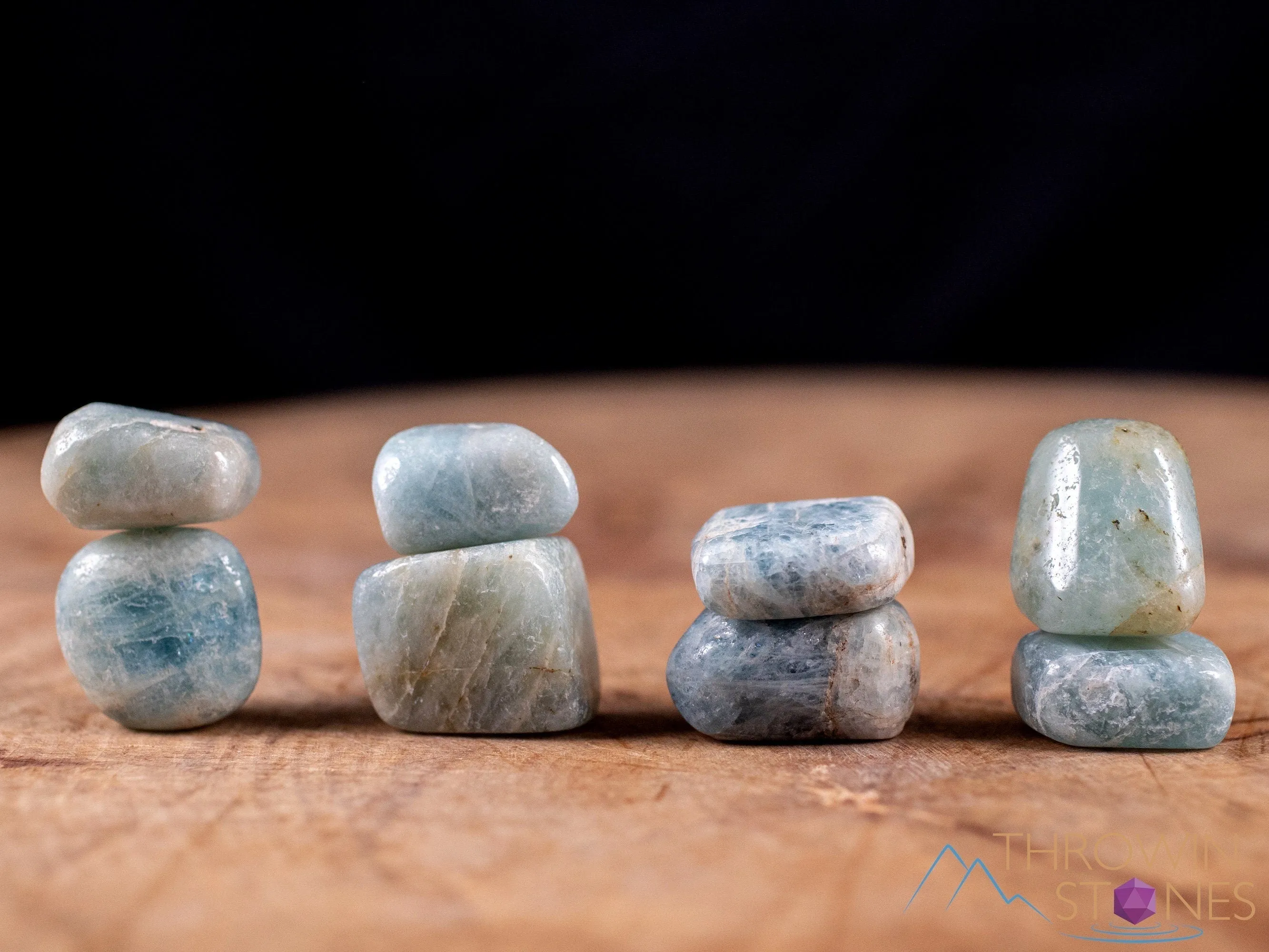 Himalayan AQUAMARINE Tumbled Stones - Tumbled Crystals, Birthstone, Self Care, Healing Crystals and Stones, E0959