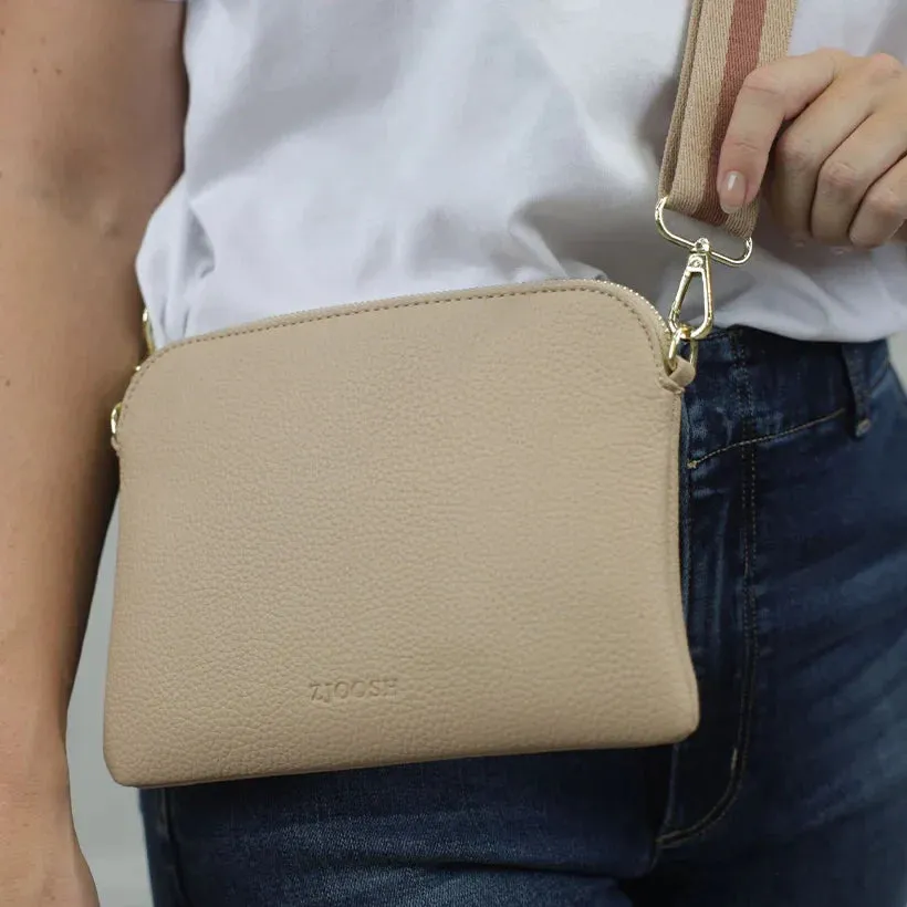 Hugo Cross Body Bag | Nude