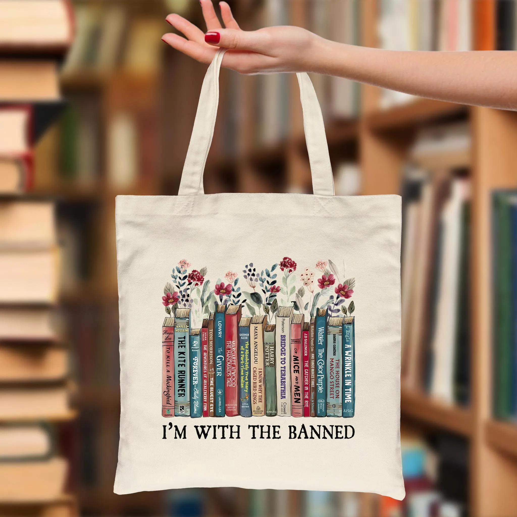 I'm With The Banned Book Lovers Gift TBW545