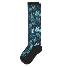 Jellyfish Blues EasyStretch™ Diabetic Socks