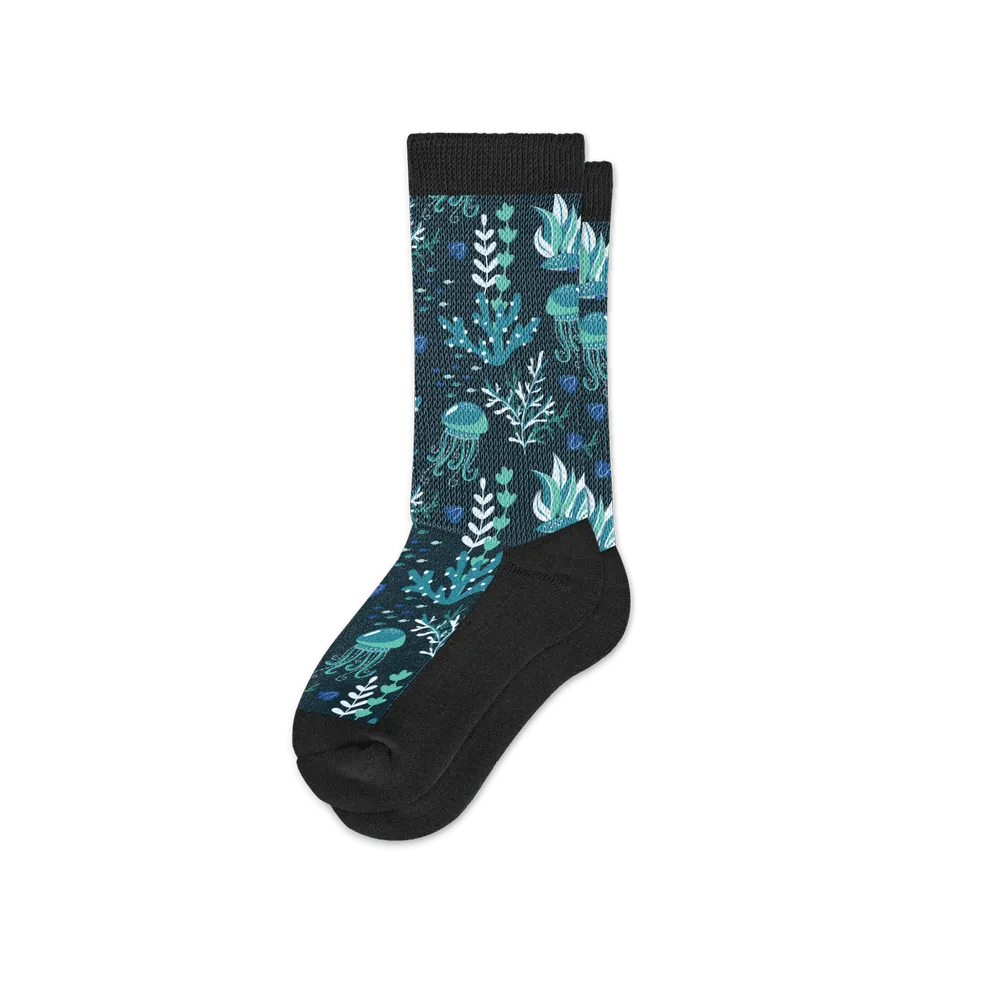 Jellyfish Blues EasyStretch™ Diabetic Socks