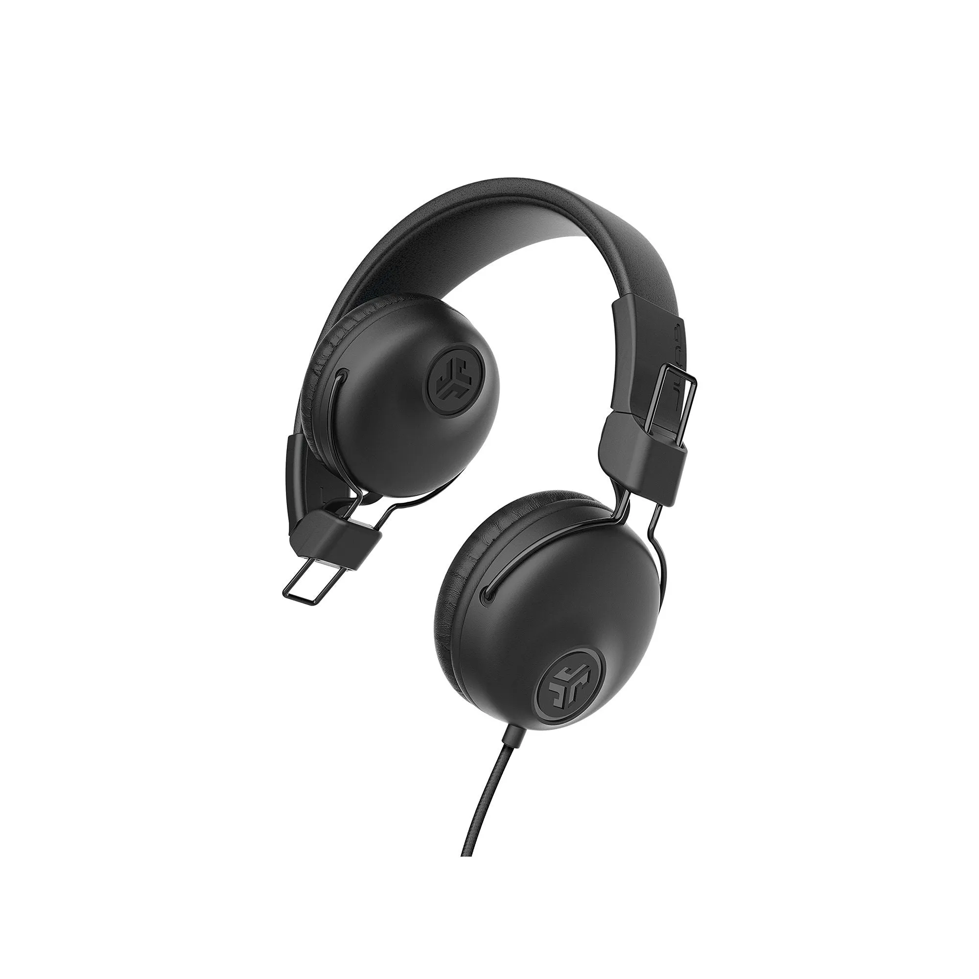 JLab HASTUDIORBLK4 Audio Studio Ultra-Plush Faux Leather with Cloud Foam Cushions On-Ear Headphones