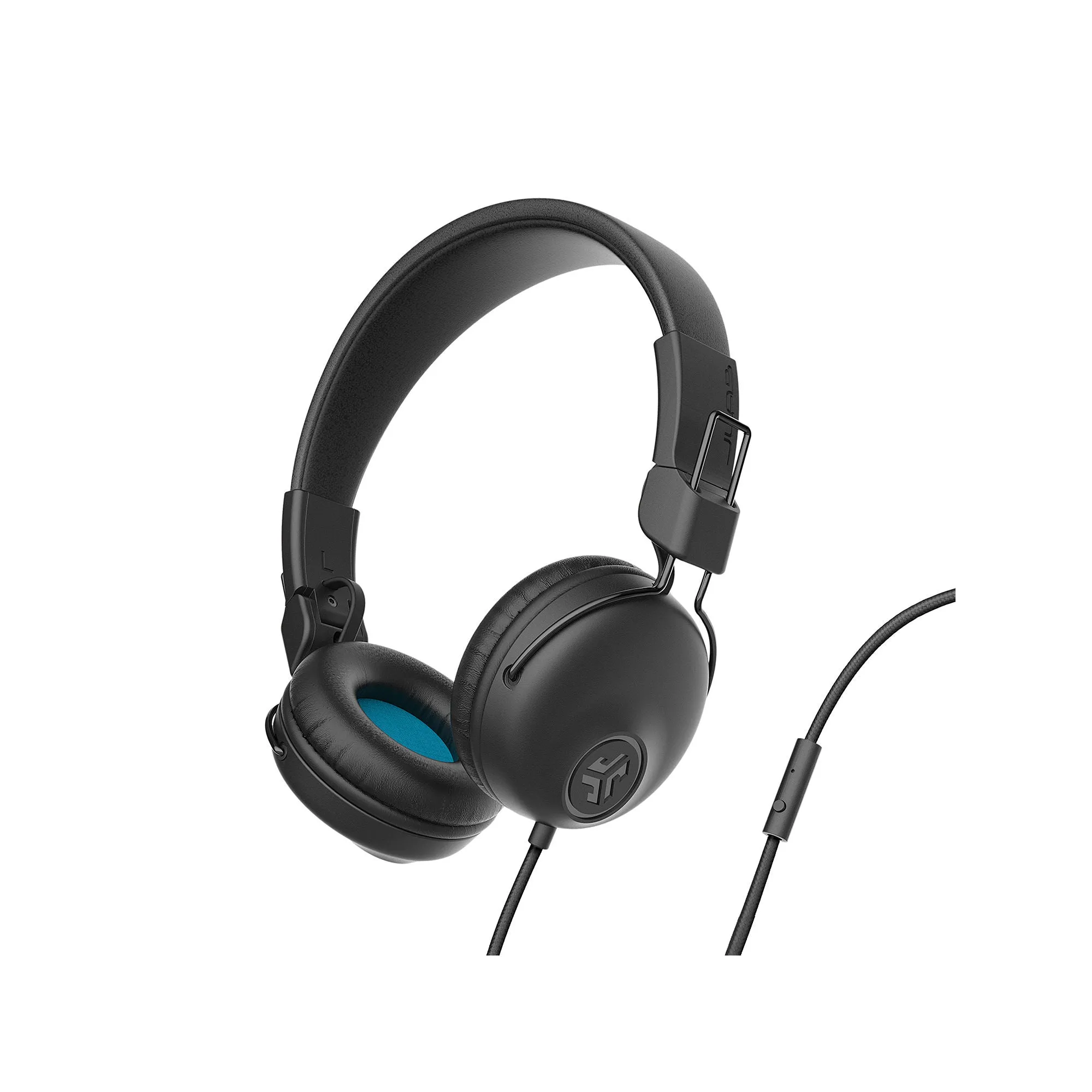 JLab HASTUDIORBLK4 Audio Studio Ultra-Plush Faux Leather with Cloud Foam Cushions On-Ear Headphones