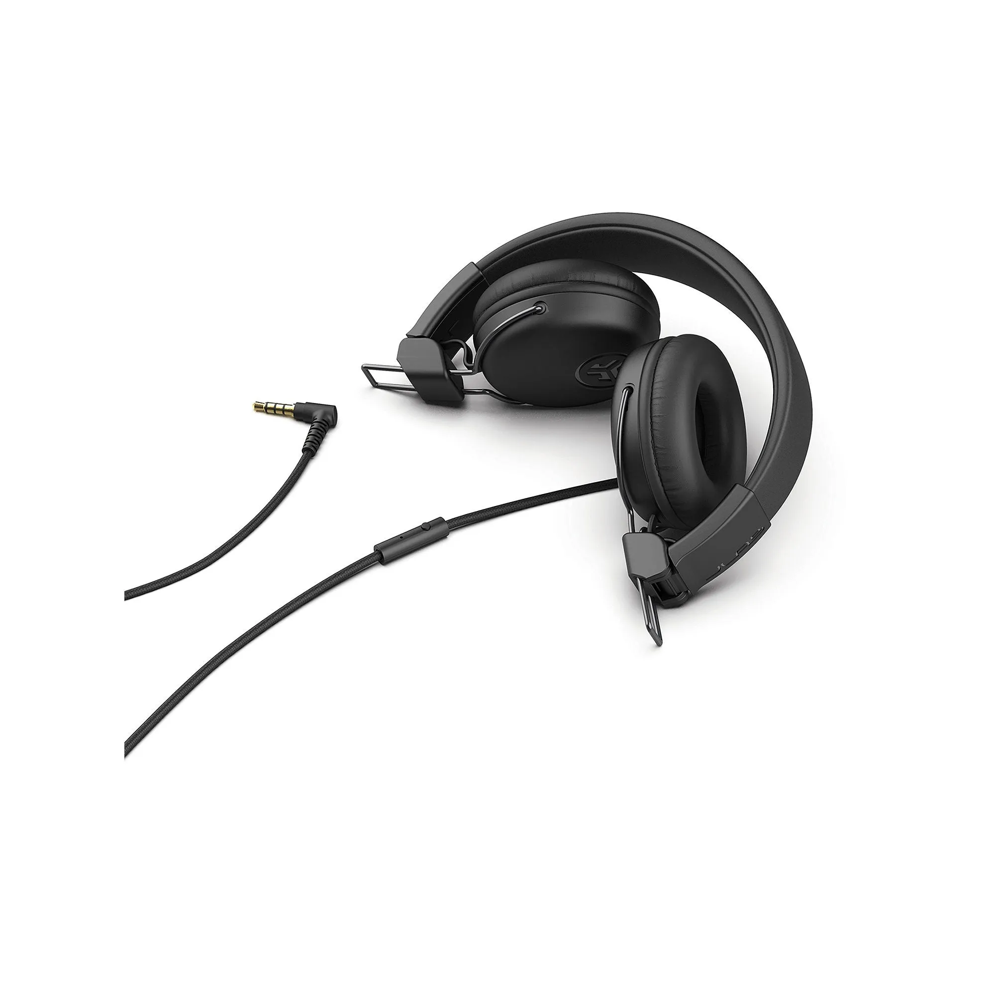 JLab HASTUDIORBLK4 Audio Studio Ultra-Plush Faux Leather with Cloud Foam Cushions On-Ear Headphones