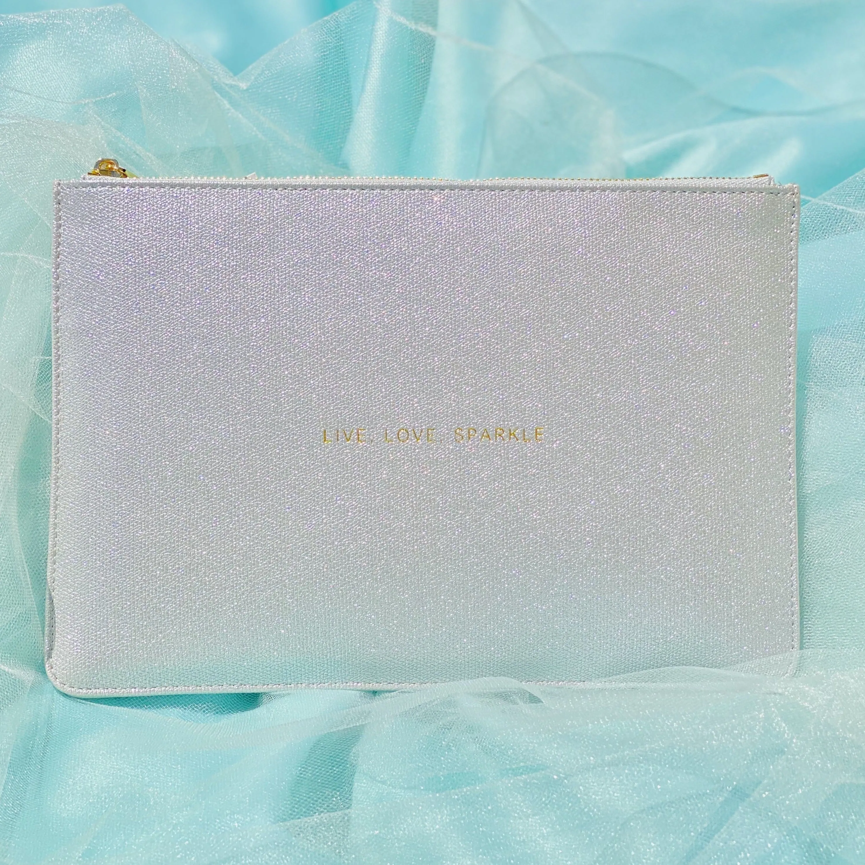 Katie Loxton Live Love Sparkle Shimmer Perfect Pouch