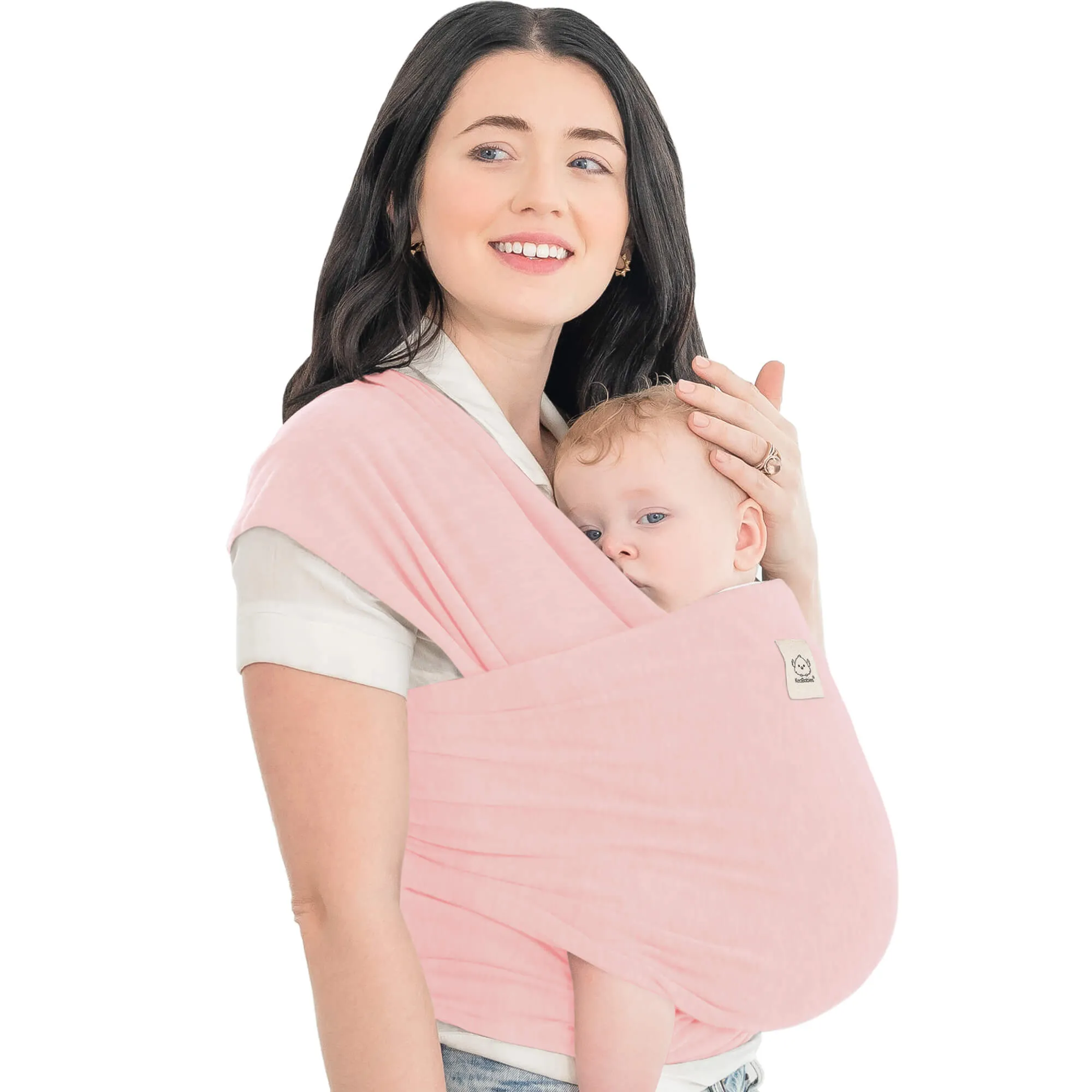 KeaBabies Original Wrap Carrier (Dusty Pink)