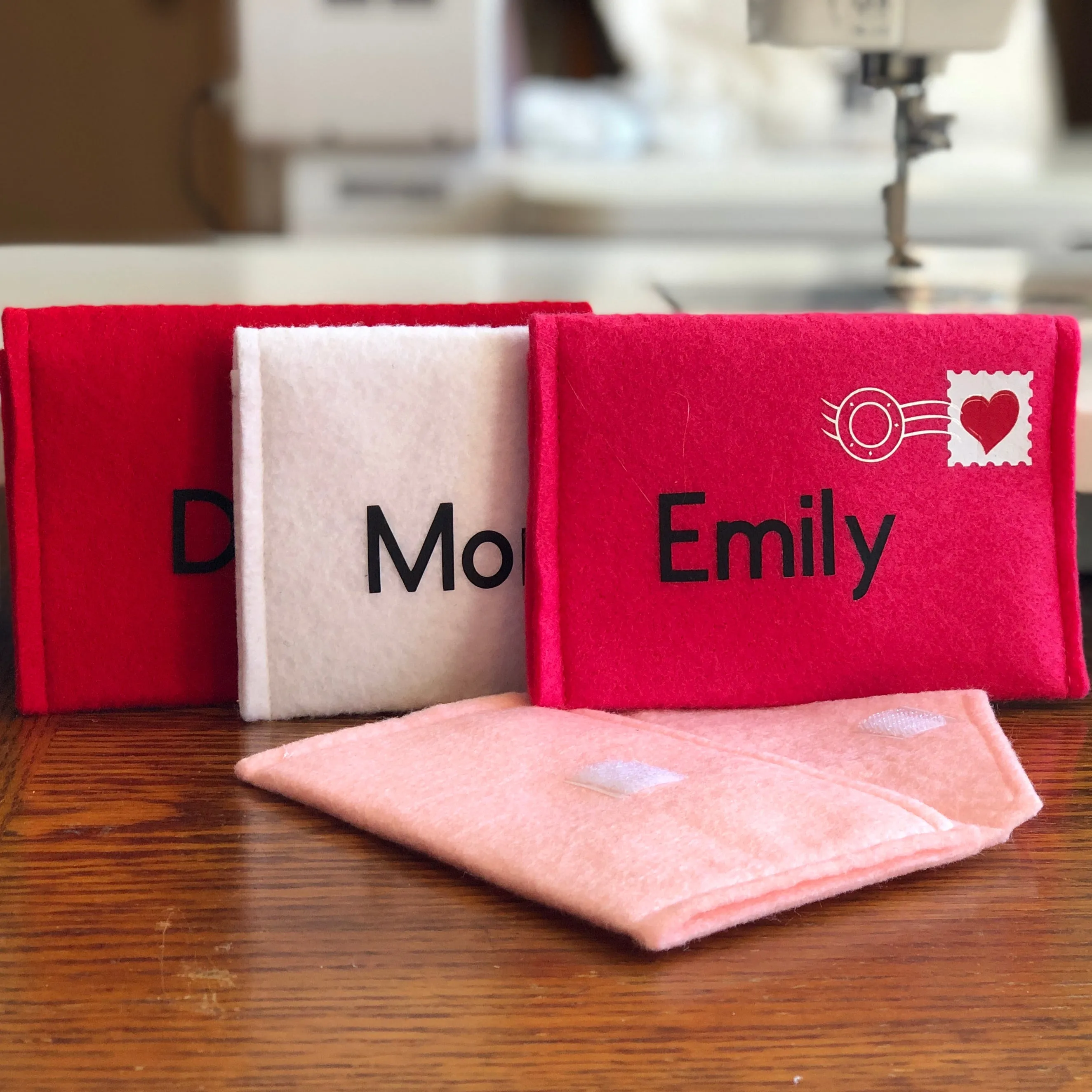 Kids Mail Bag and Personalized Working Envelopes for Pretend Play