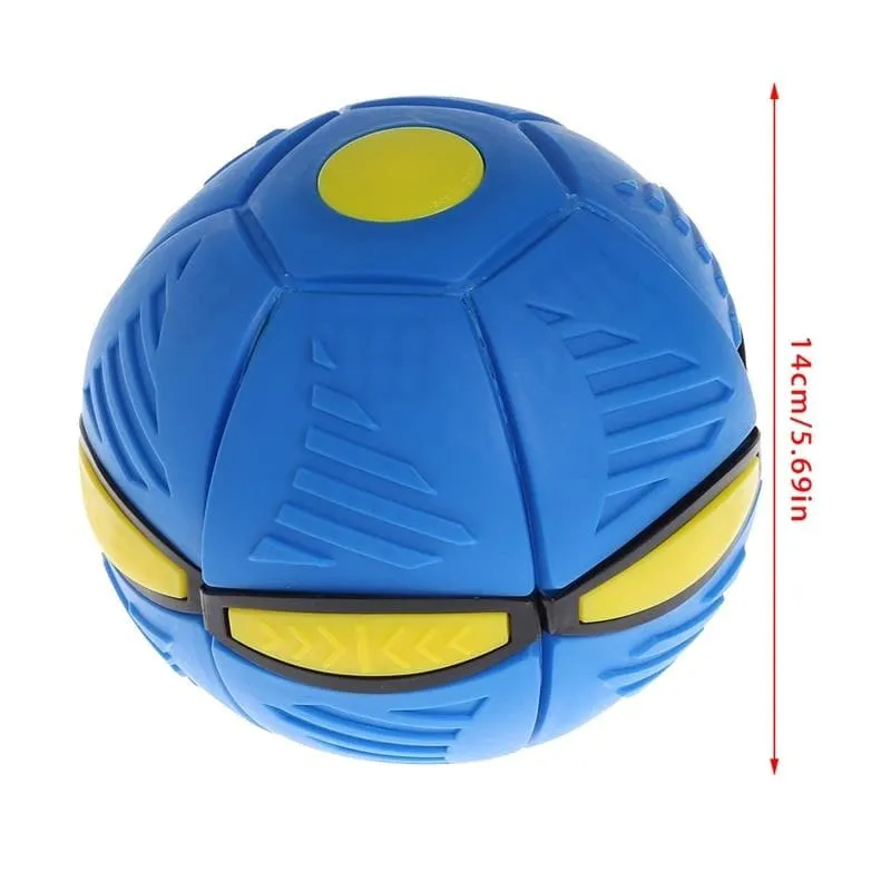 Kids' Outdoor Flat Throw Disc Ball With LED Light