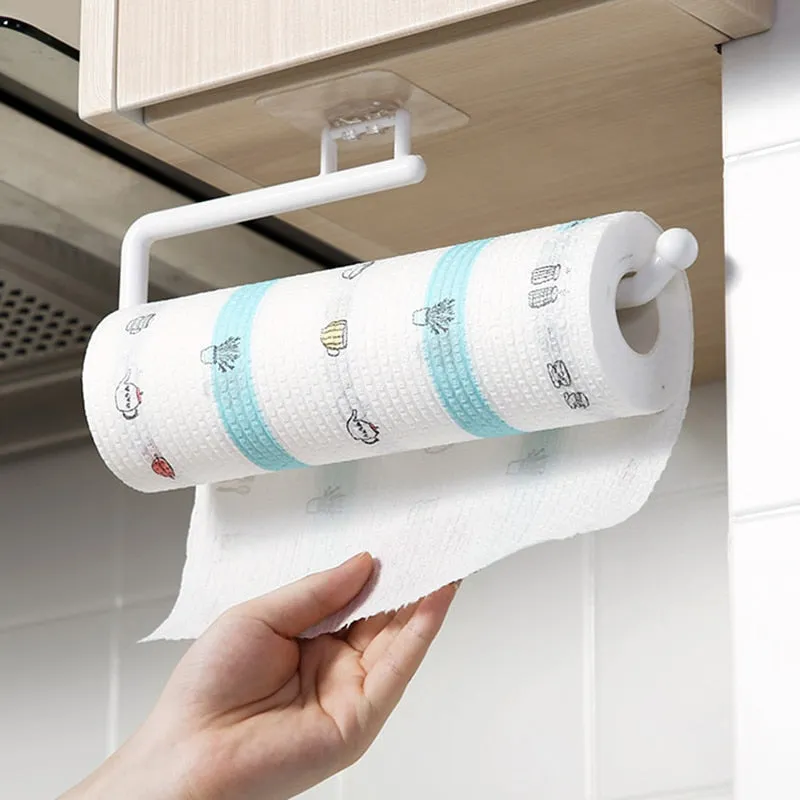 Kitchen Paper Roll Holder Towel Hanger Rack Bar Toilet Paper Holders