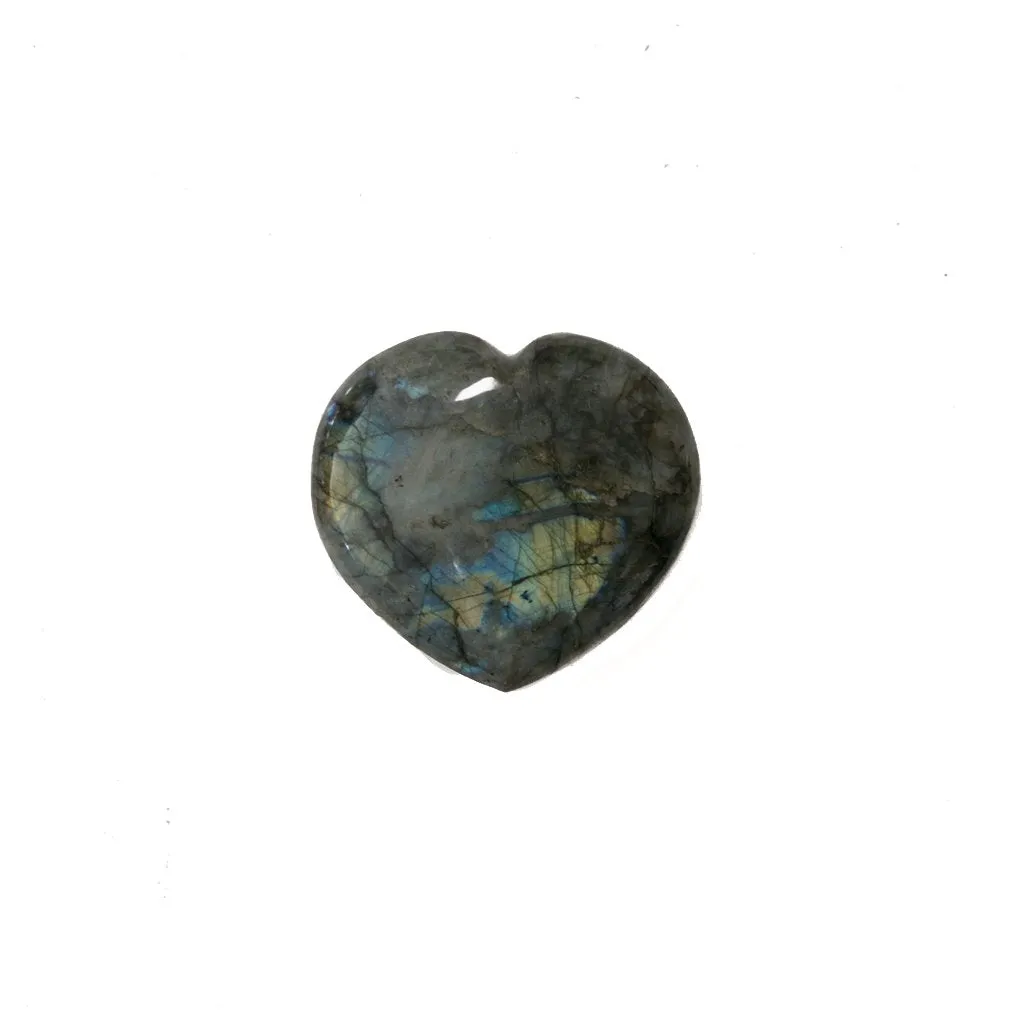 Labradorite Heart