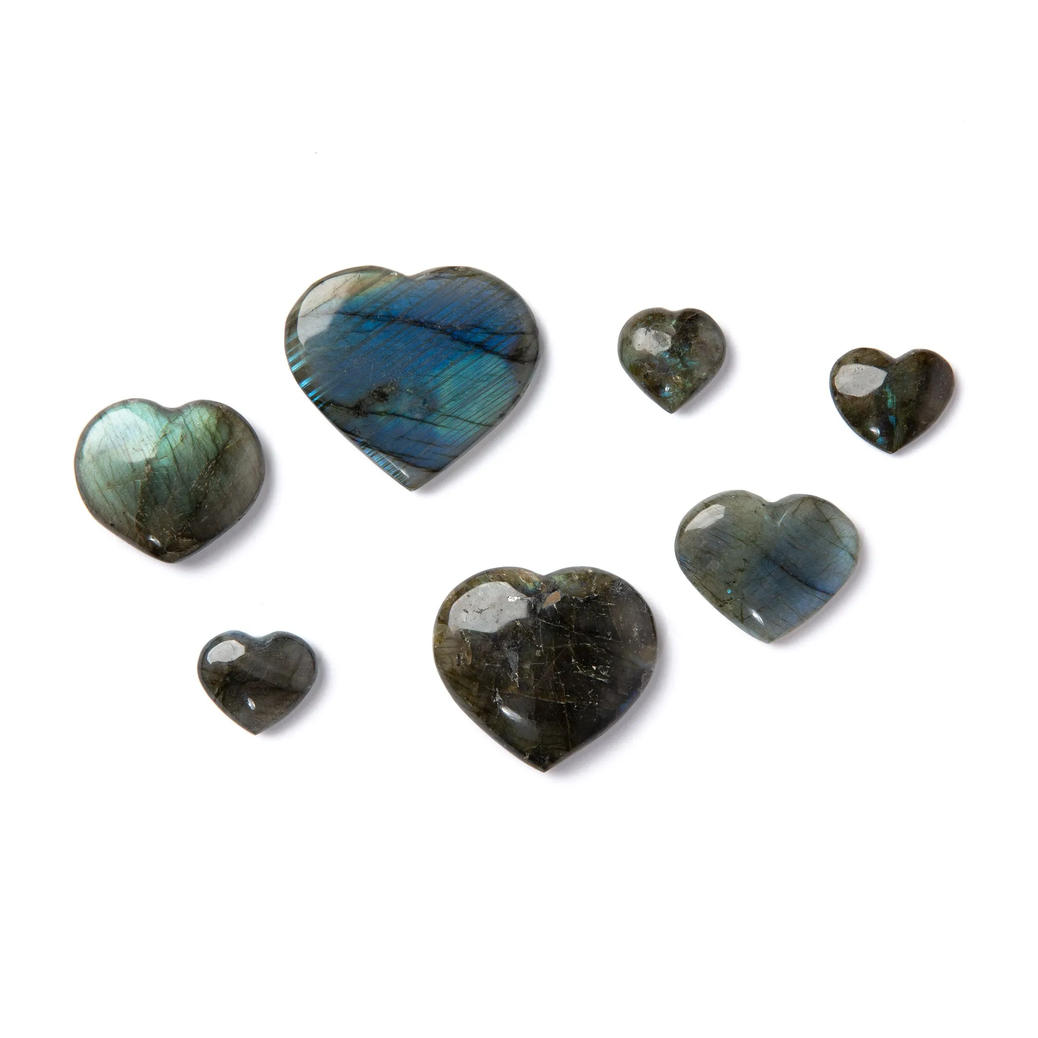 Labradorite Heart