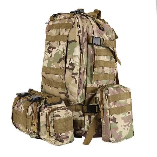 Large Military Style Outdoor-50L Backpack