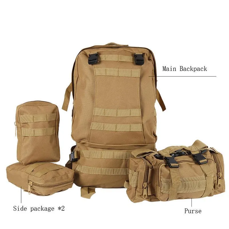 Large Military Style Outdoor-50L Backpack