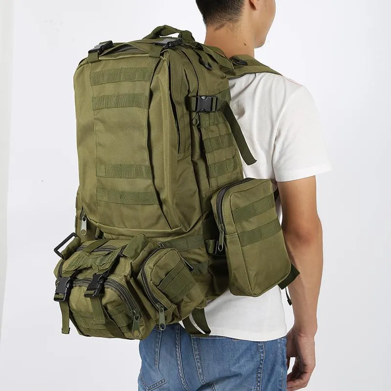 Large Military Style Outdoor-50L Backpack