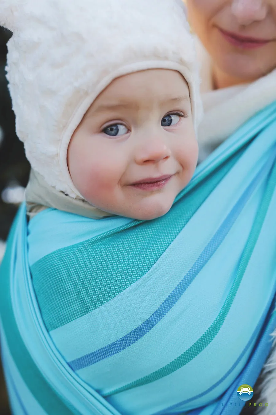 Little Frog Woven Wrap - Larimar