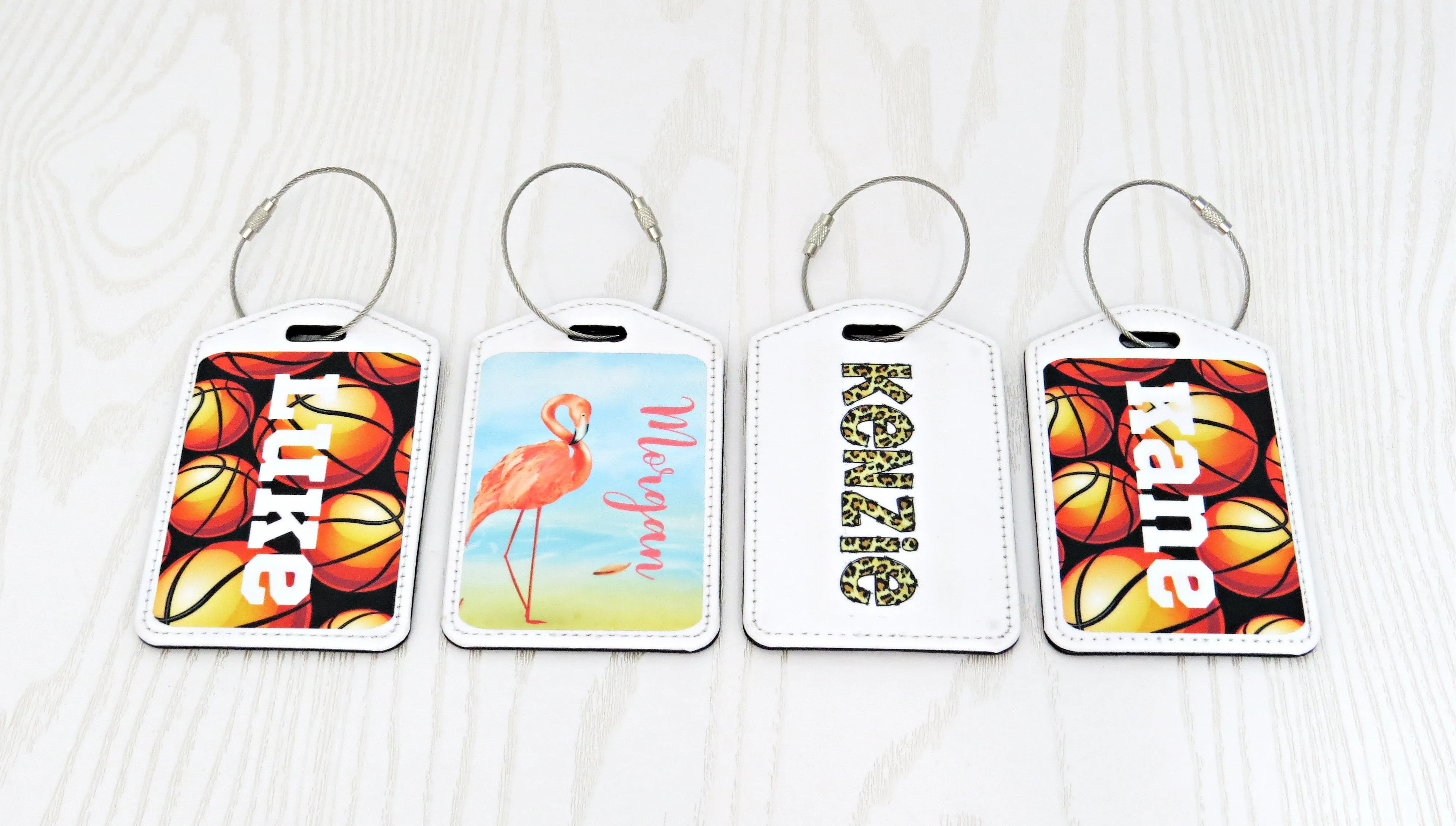 Luggage Tag Personalized - Faux Leather - Personalized Gift - Luggage Accessory - Custom Luggage