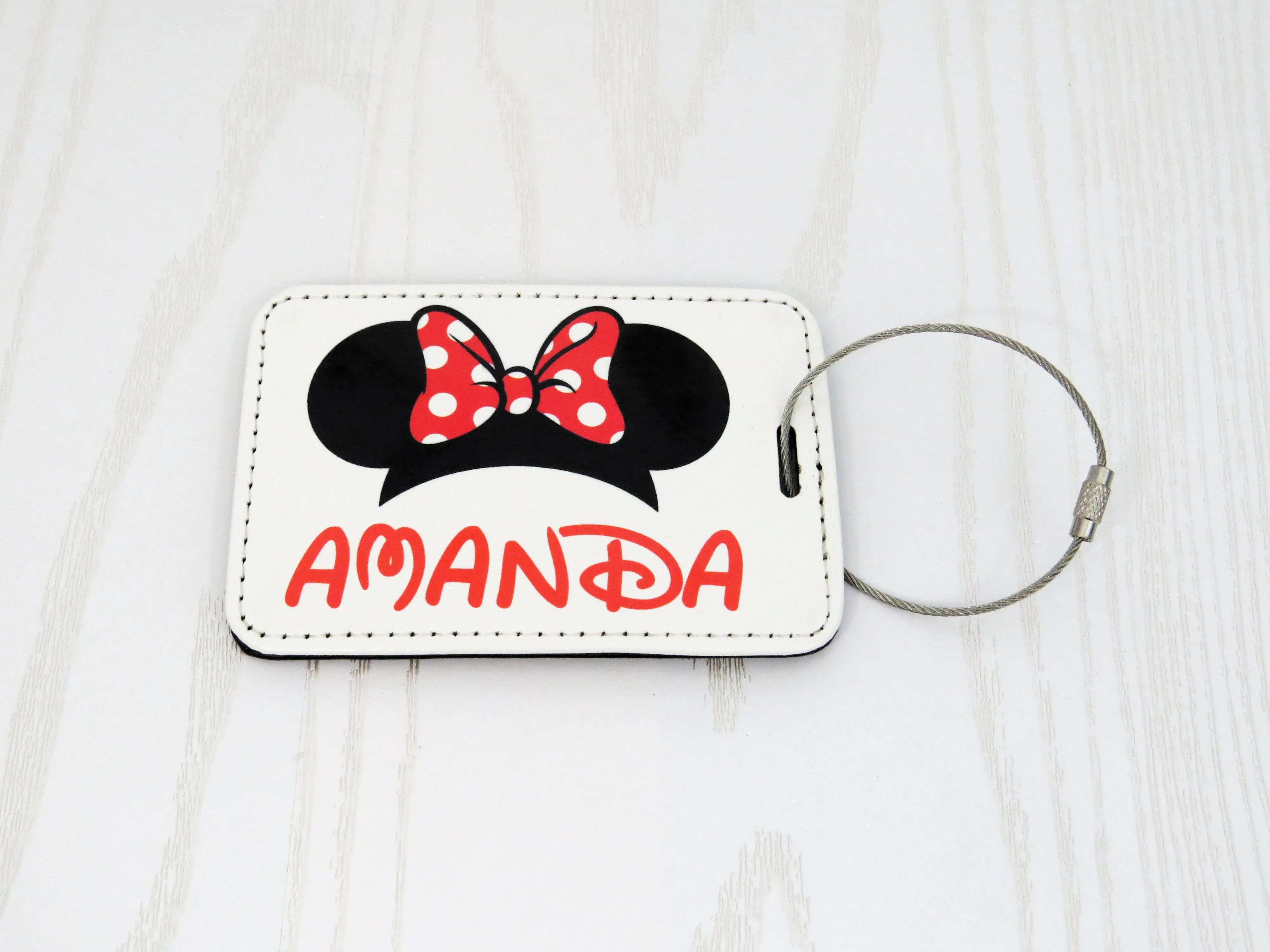 Luggage Tag Personalized - Faux Leather - Personalized Gift - Luggage Accessory - Custom Luggage