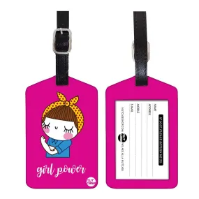 Luggage Tags Set Of 2 -  GIRL POWER