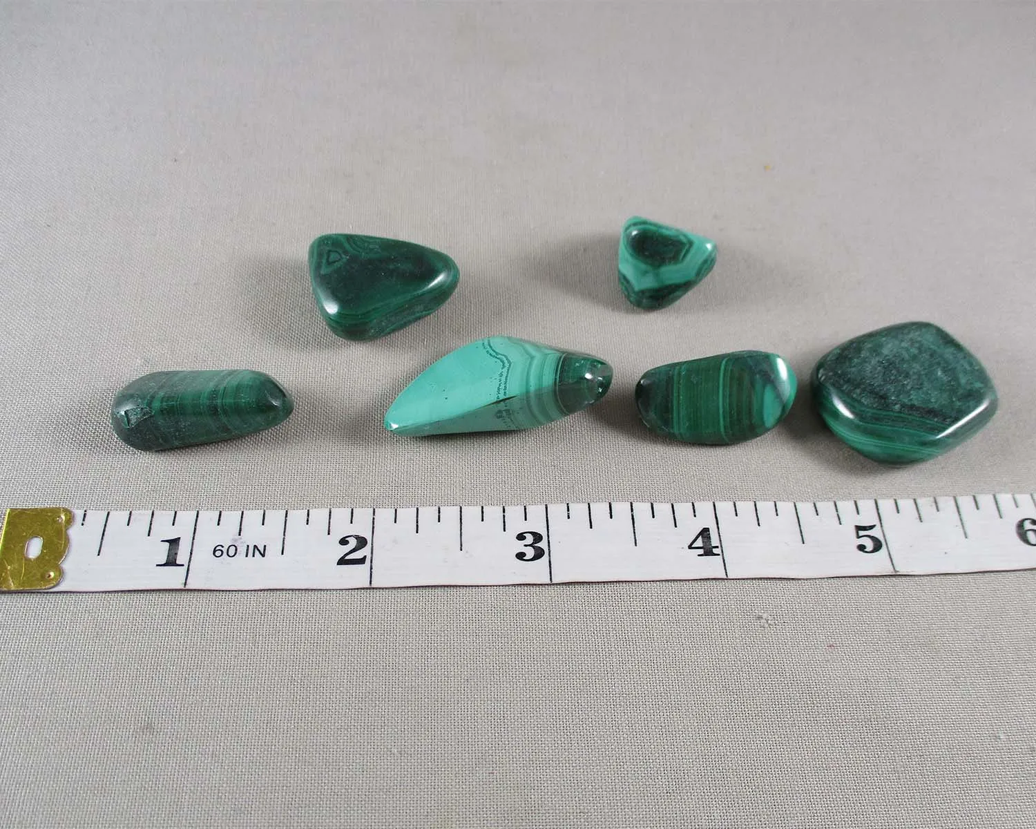 Malachite Polished Stone (Small) 1pc J020**