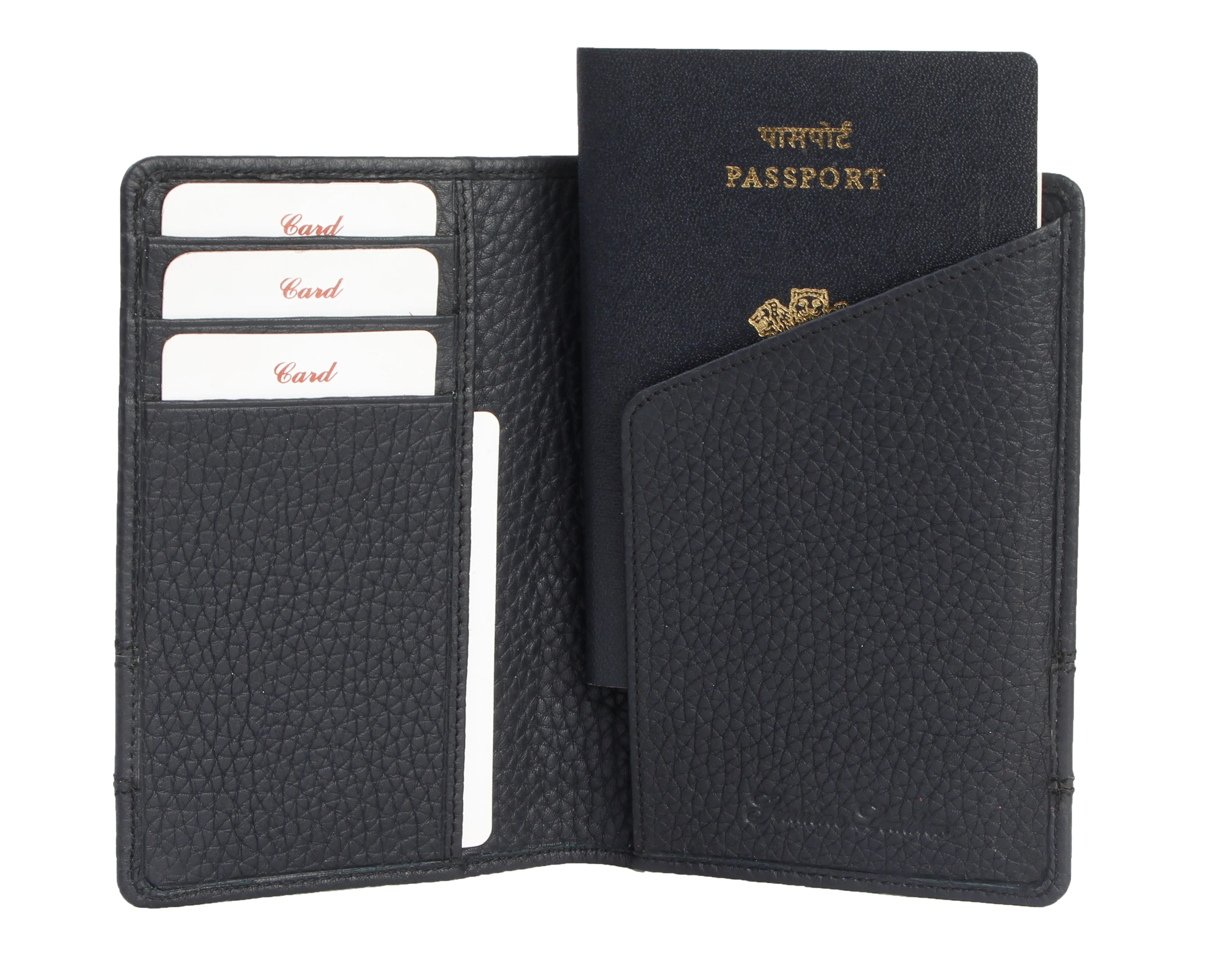 Marco Slim Leather Passport Holder