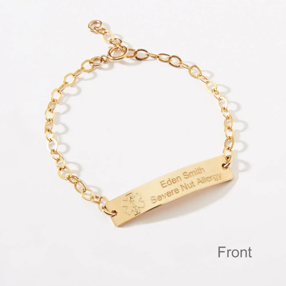 Medical ID Bracelet - Custom Medical Alert ID - CG307B. Starts at