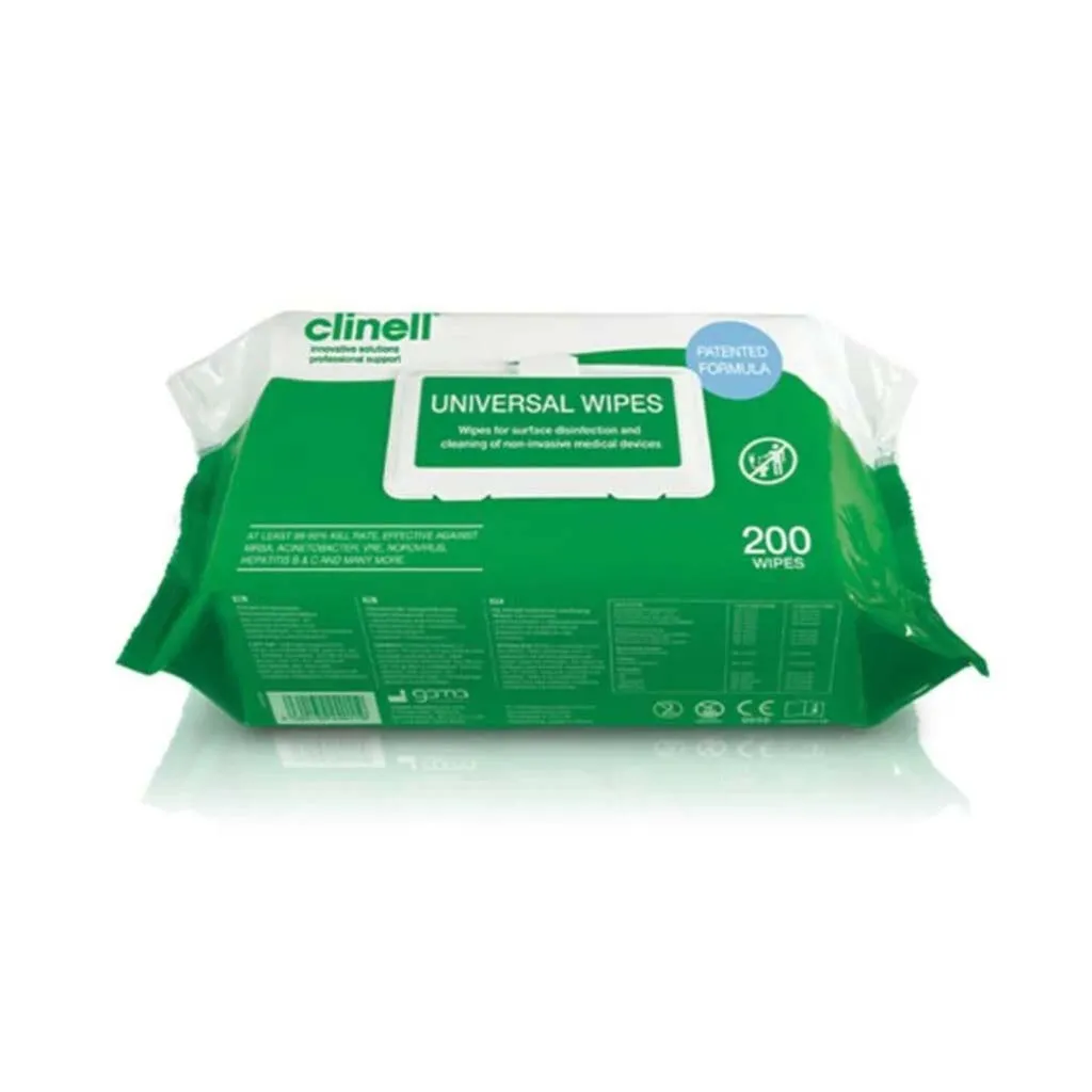 Medicom Clinell Universal Wipes CW200 200's/bag