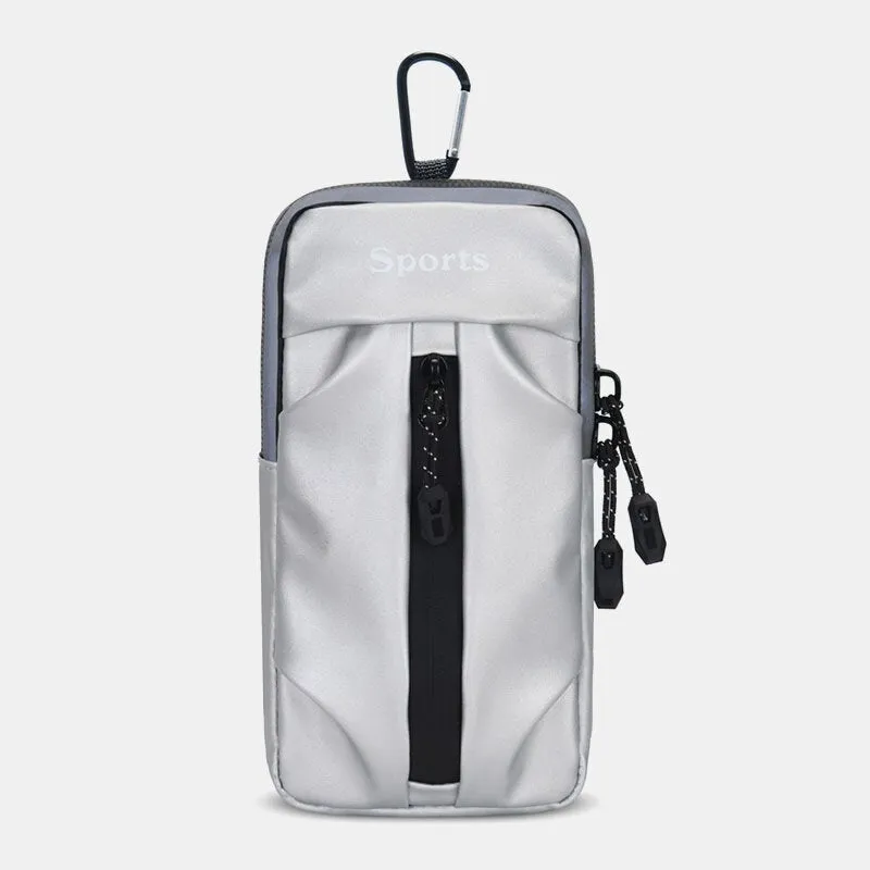 Men Casual Waterproof Dacron Air Permeability 6.6 Inch Phone Bag Waist Crossbody Shoulder