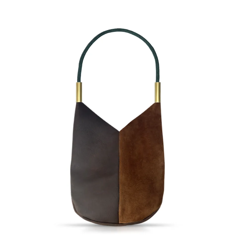 Mermaid Purse | in Brown Leather