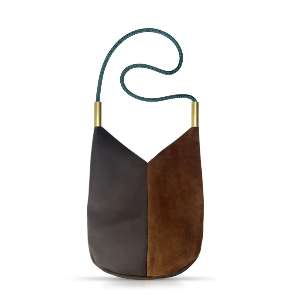 Mermaid Purse | in Brown Leather