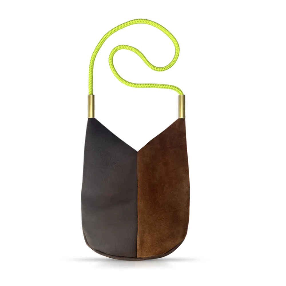 Mermaid Purse | in Brown Leather