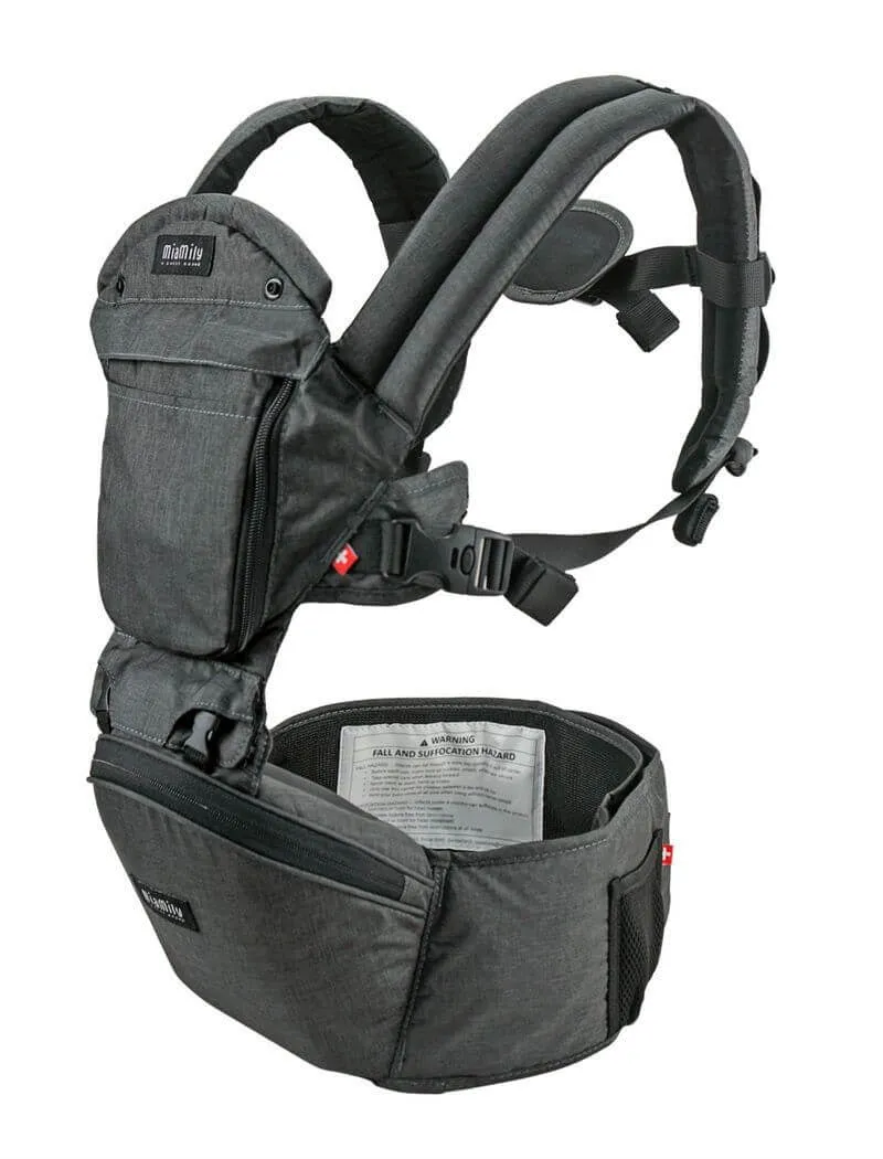 Miamily Hipster Plus Baby Carrier - Charcoal Grey