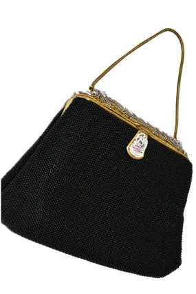 Michel Swiss Paris vintage beaded handbag evening bag